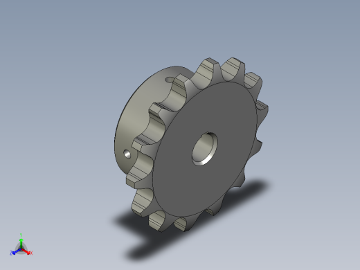 08a主动链轮14z10孔