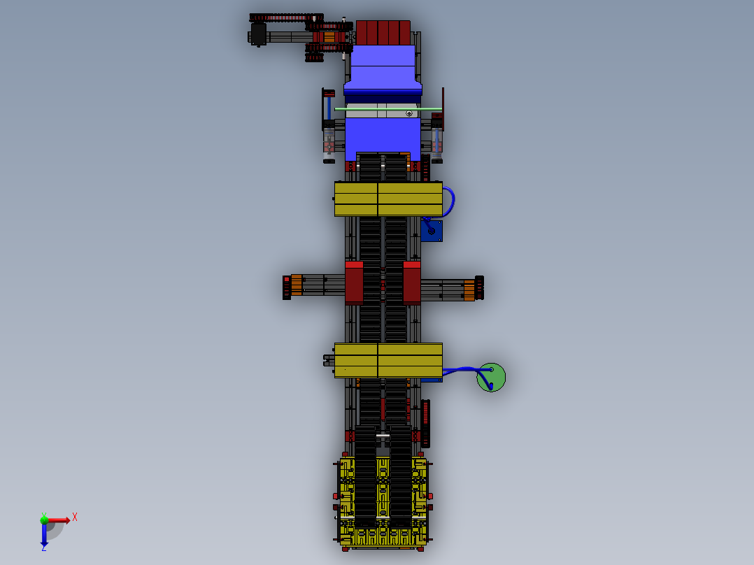 慧鱼-大葱洁净化处理打包一体机俯视图