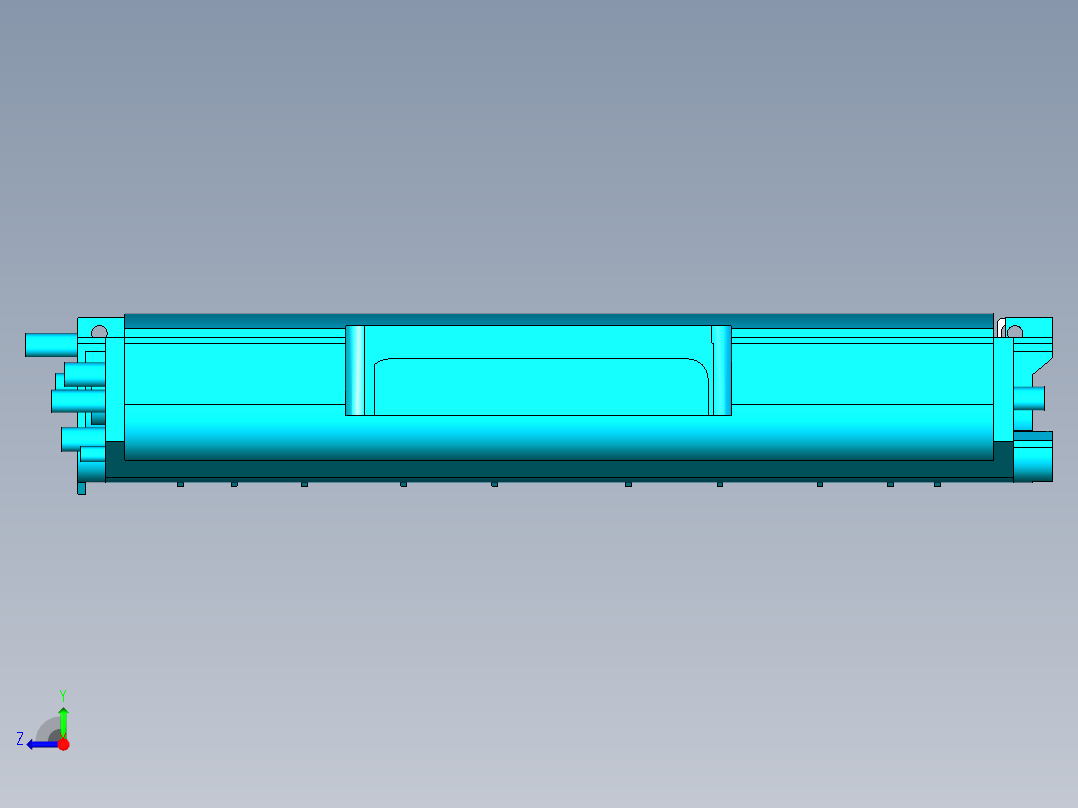 打印机硒鼓右视图