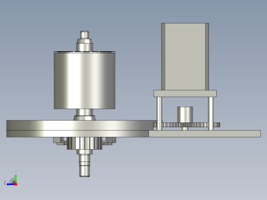 刷架组合装配体1右视缩略图