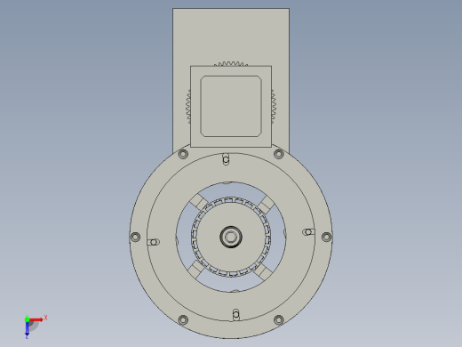 刷架组合装配体1俯视缩略图