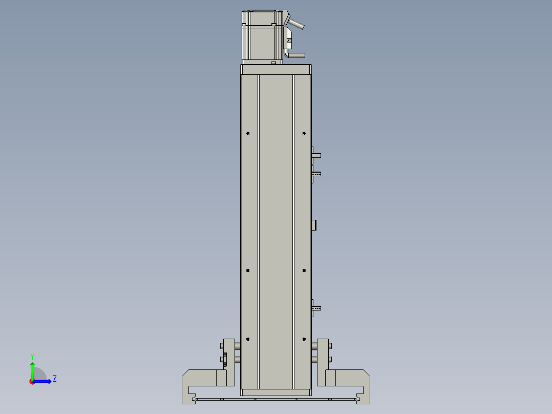 盖板夹抓左视图