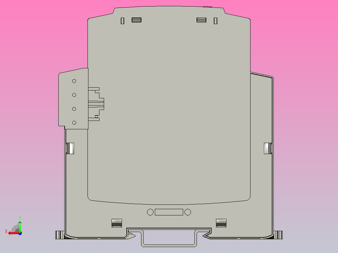 相序保护器NJB1-X1 AC200V～AC500V后视图