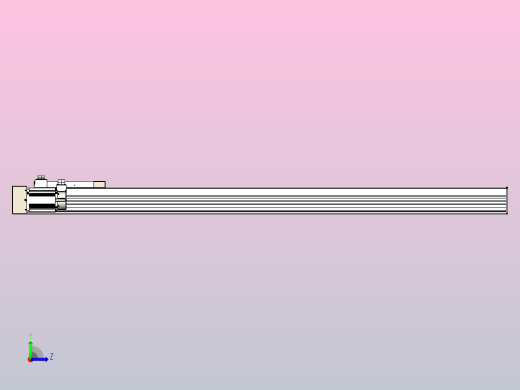 滚珠丝杠直线轴带导轨全封闭TPA-HCR-220D-3210C-L1650-MR-Y-P1K-N3左视缩略图
