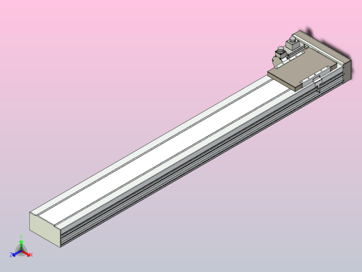 滚珠丝杠直线轴带导轨全封闭TPA-HCR-220D-3210C-L1650-MR-Y-P1K-N3正等轴测缩略图