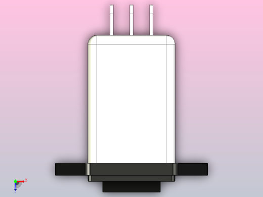 带保险与滤波AC插座俯视缩略图