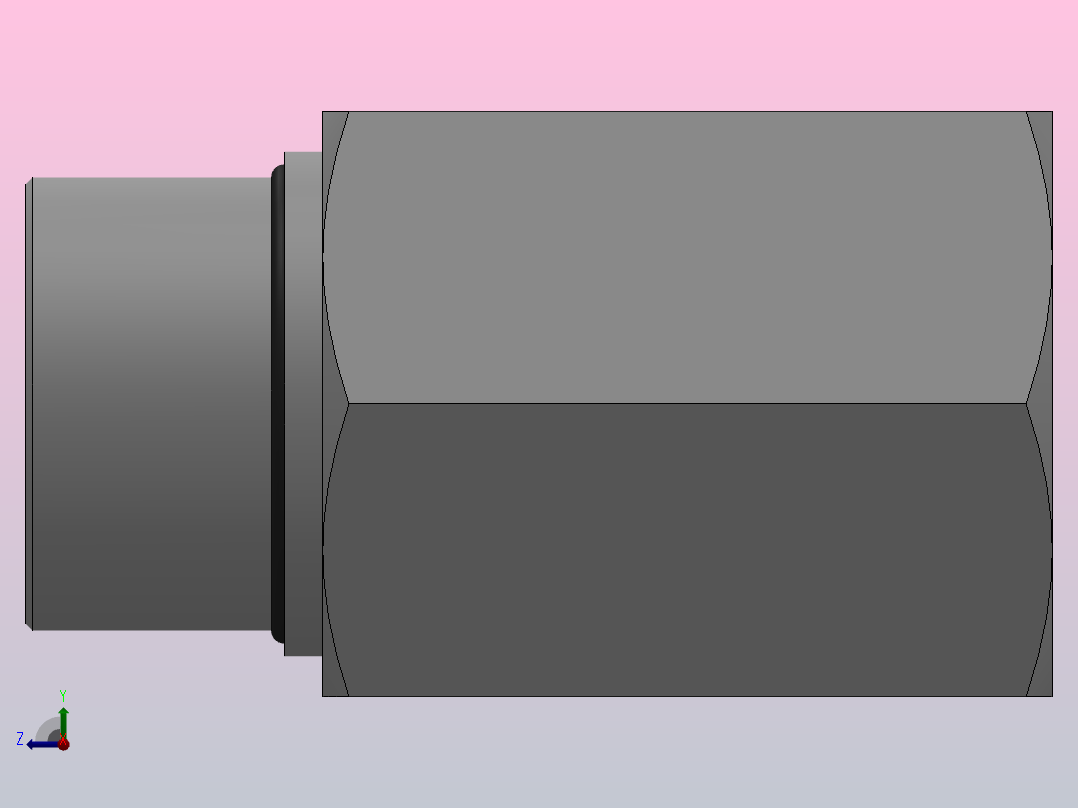 IPCVF-G单向阀_IPCVF02-G02(B)右视图