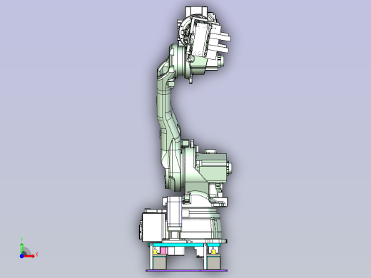 机器人内涨紧抓具带地轨设计前视缩略图
