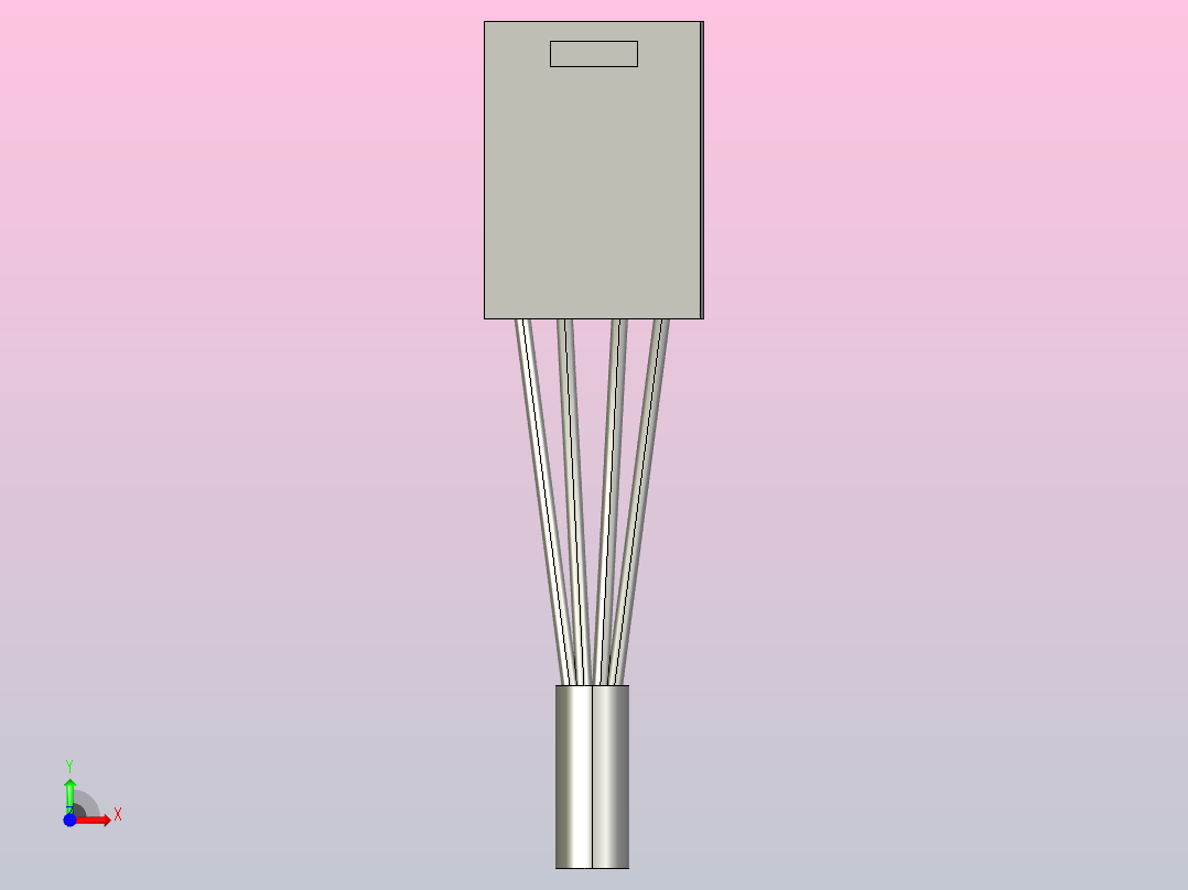 槽型传感器开关传感器EE-1006前视图