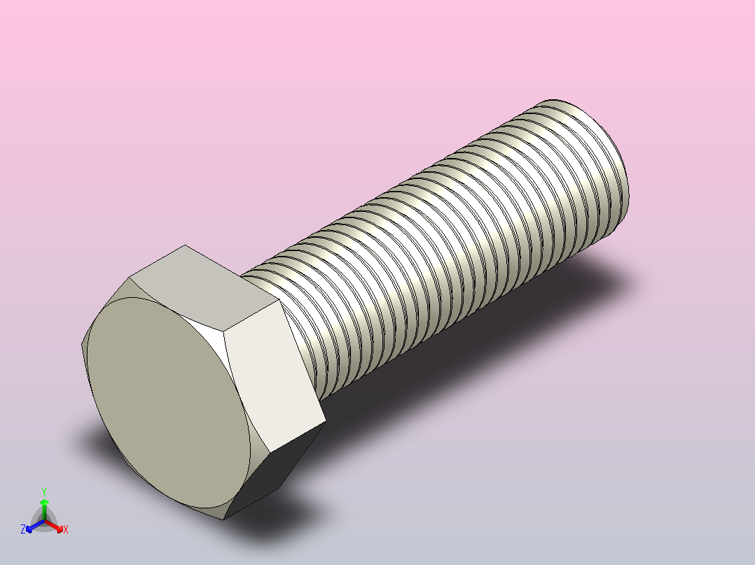 DIN_EN_ISO_4017_M42x140.ipt六角螺栓主视图