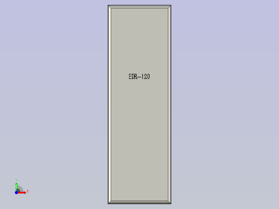 E19472-121-100-X1-明纬EDR-120前视图