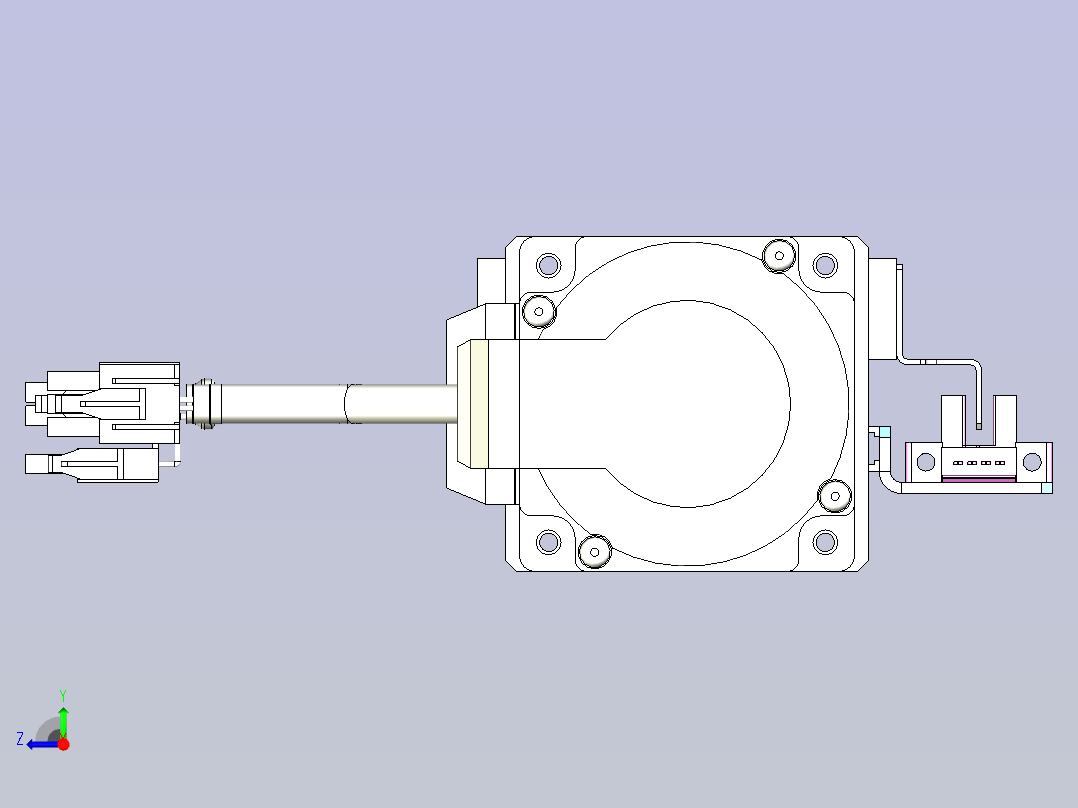 KK60-150S1-F0带MSMD022G1B电机右视图