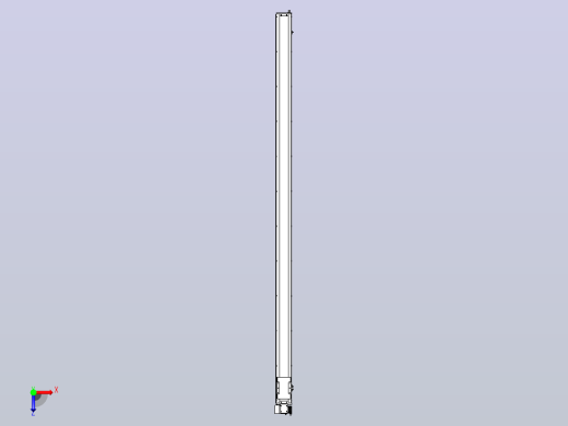SCM14-3050-LD滚珠花健、支撑座、滚珠丝杠、交叉导轨、直线模组俯视缩略图