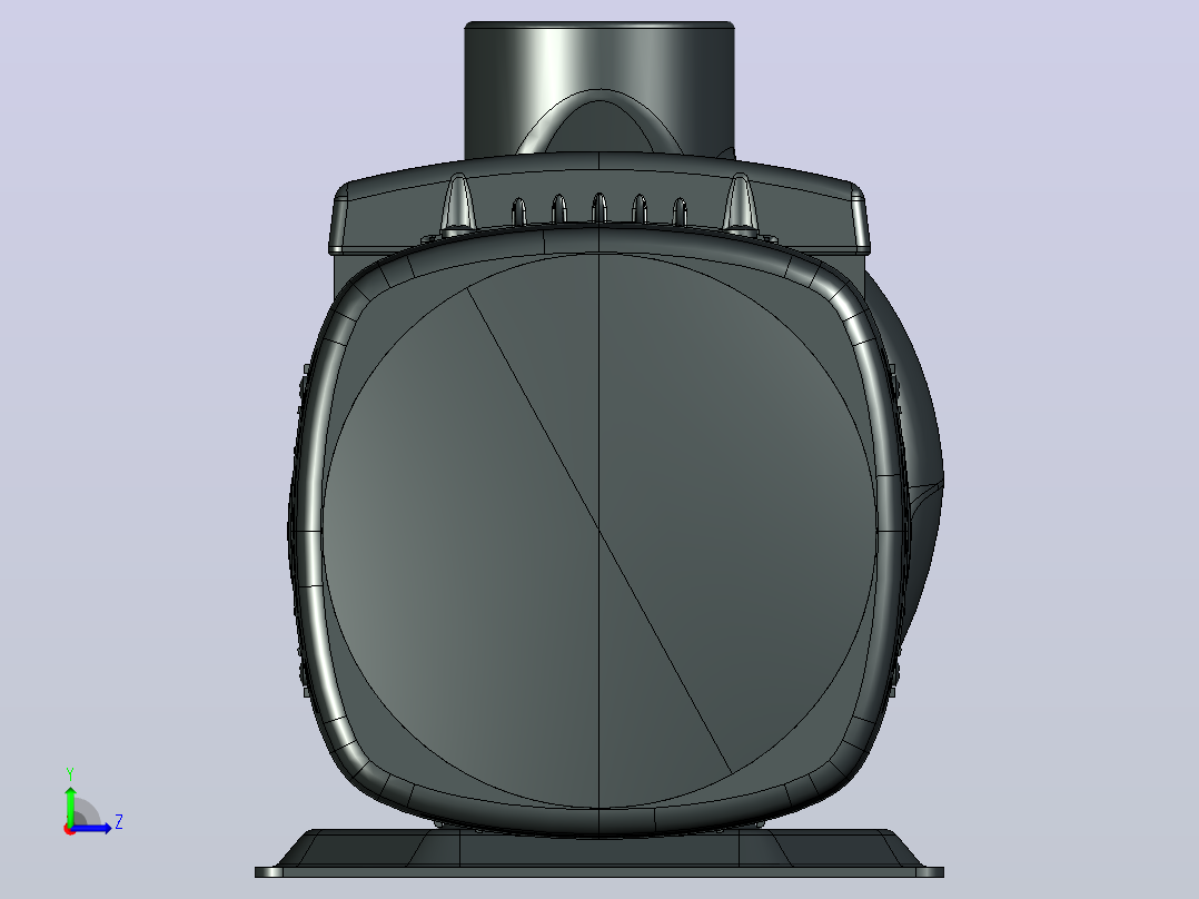 CM10-2 蠕动泵左视图