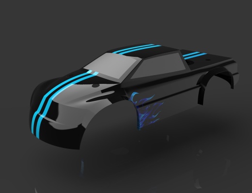 KYSHO Madforce大脚遥控车模型3D图纸 STP格式缩略图