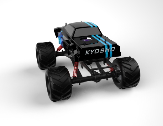 KYSHO Madforce大脚遥控车模型3D图纸 STP格式缩略图