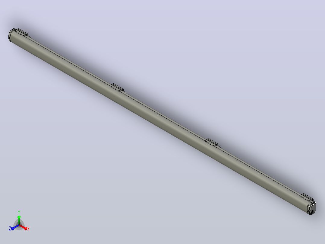 LED照明灯CLA9S-24-CD-30正等轴测图