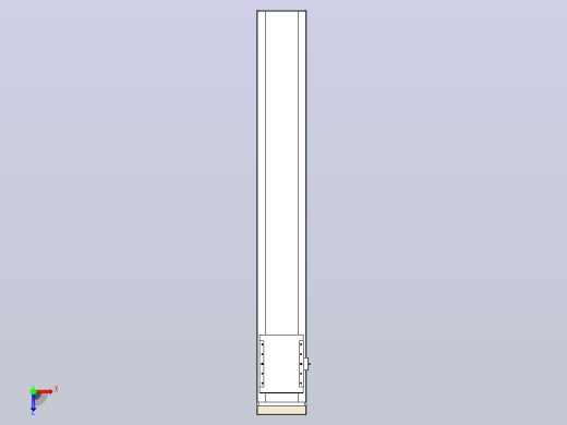 滚珠丝杠直线轴带导轨全封闭TPA-HCR-202D-2510C-L1300-MP-C-P75-N3俯视缩略图