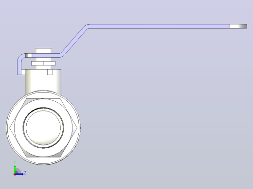Ball valve Rc.ipt左视缩略图