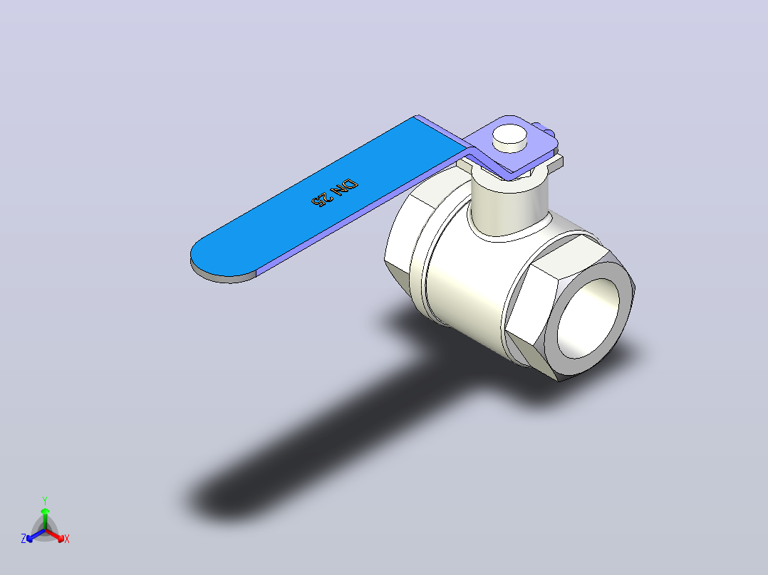 Ball valve Rc.ipt正等轴测图