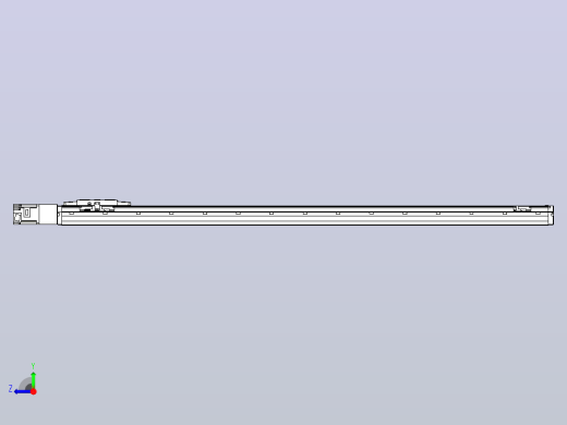滚珠丝杠直线轴内置导轨TPA-GCR-120-1610C-L1250-M-M40-N3右视缩略图