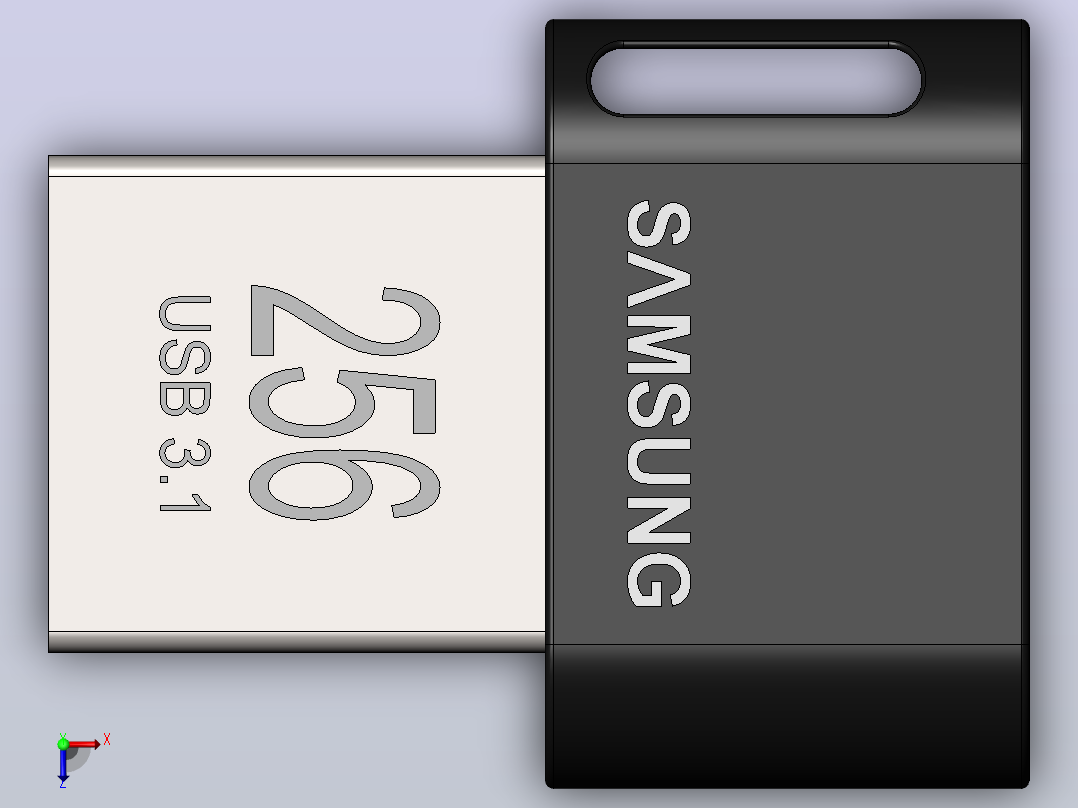 usb闪存驱动器233俯视图