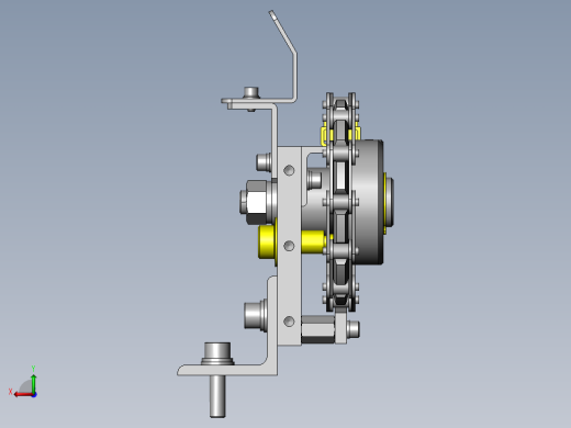 筐体传送链条输送机后视缩略图