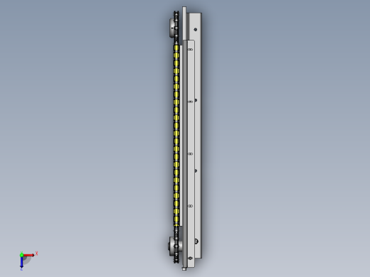 筐体传送链条输送机俯视缩略图