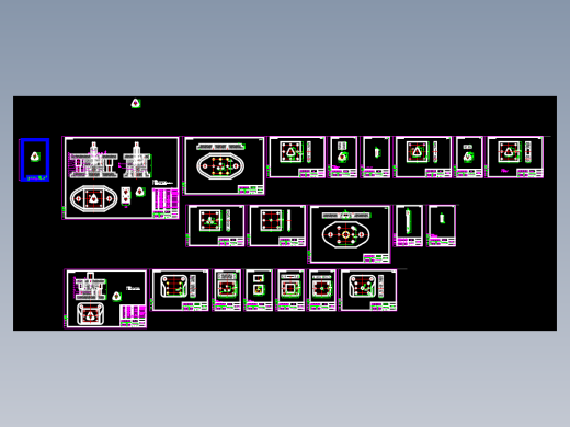 纪念币落料冲孔模具