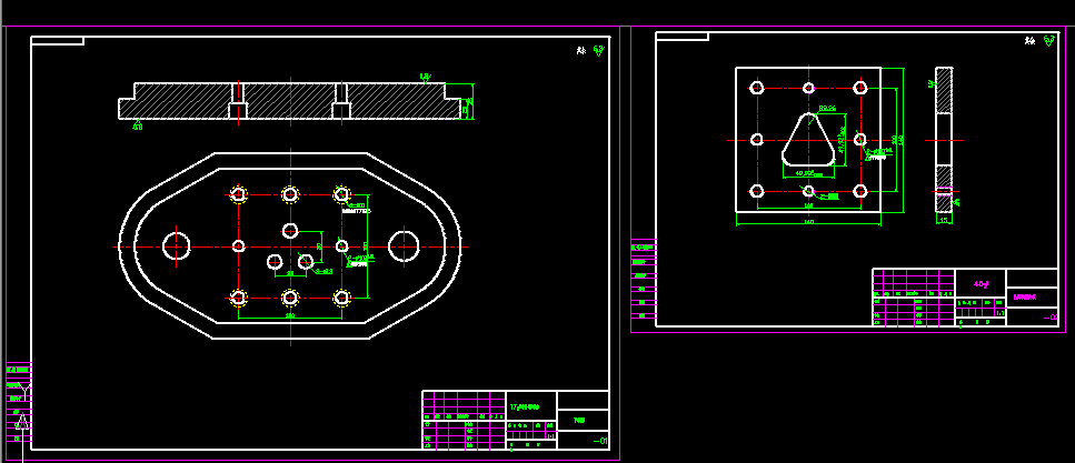 纪念币落料冲孔模具