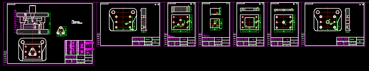 纪念币落料冲孔模具