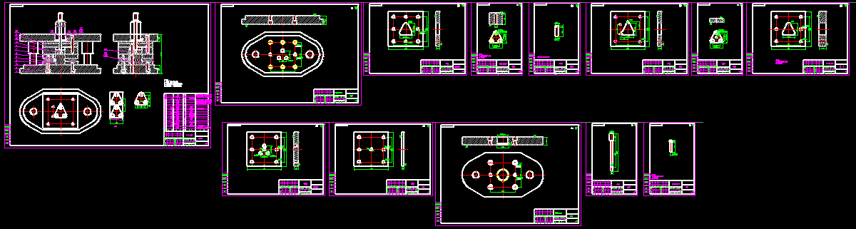 纪念币落料冲孔模具
