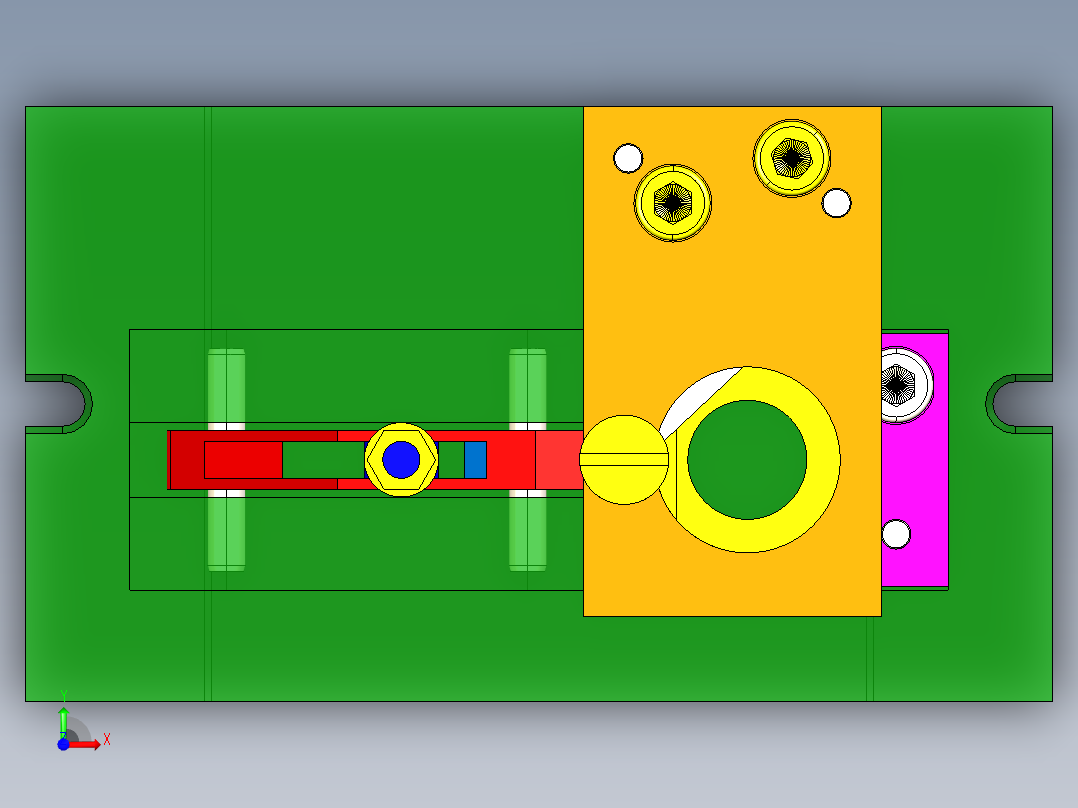 catia夹具设计前视图