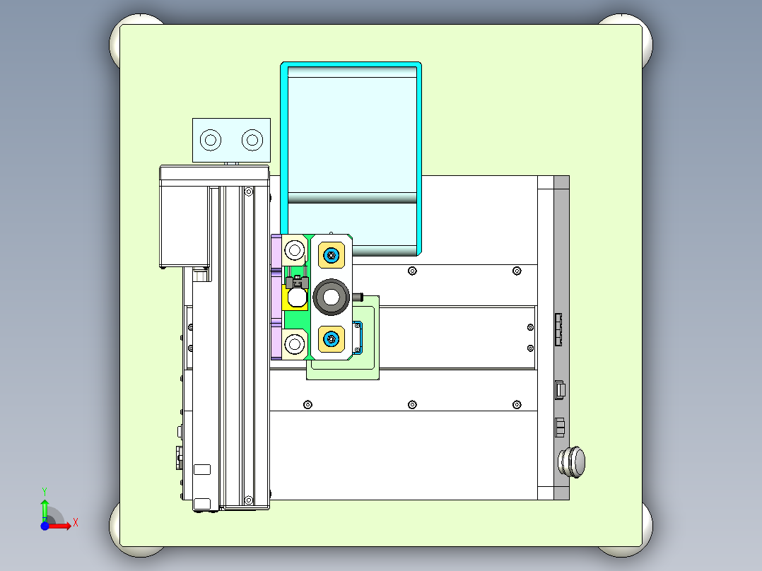 自动螺丝拧紧机前视图