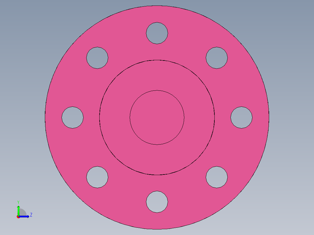 经典四轴零件左视图