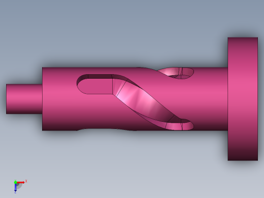 经典四轴零件俯视缩略图