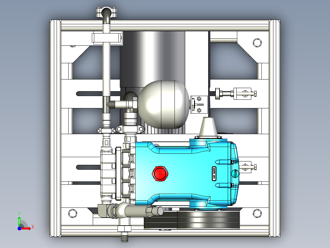 CAT高压柱塞泵前视图