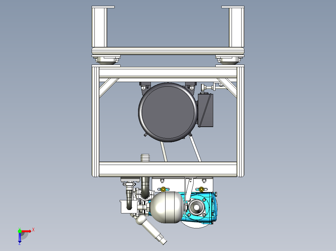 CAT高压柱塞泵俯视图