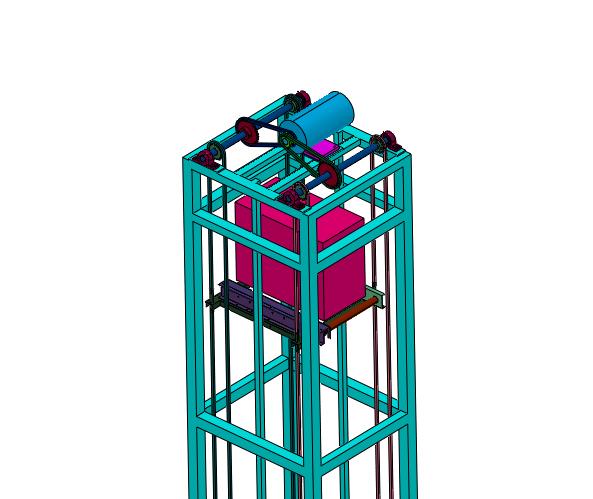 物流垂直辊筒输送升降机