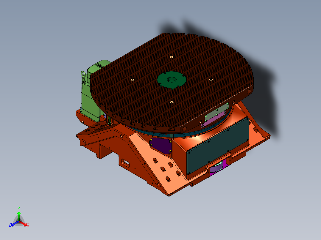 精密加工机床用转台结构