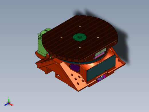 精密加工机床用转台结构