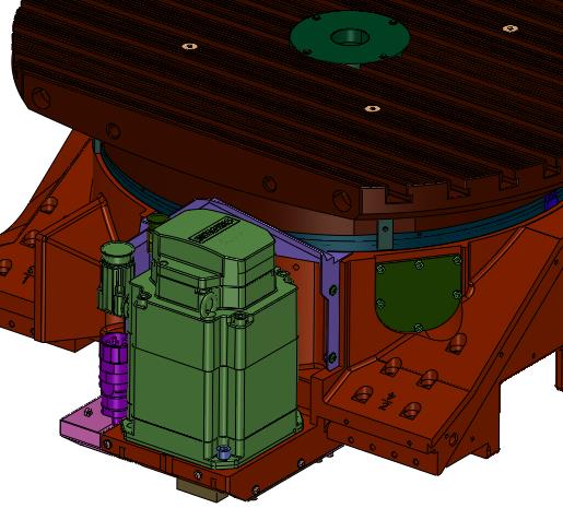 精密加工机床用转台结构