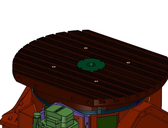 精密加工机床用转台结构