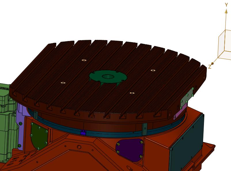 精密加工机床用转台结构