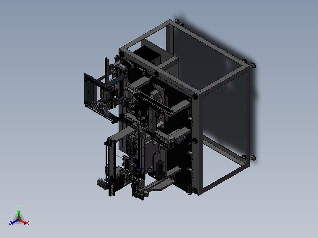 焊接机正等轴测图