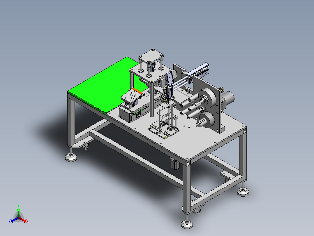 5贴合机正等轴测图