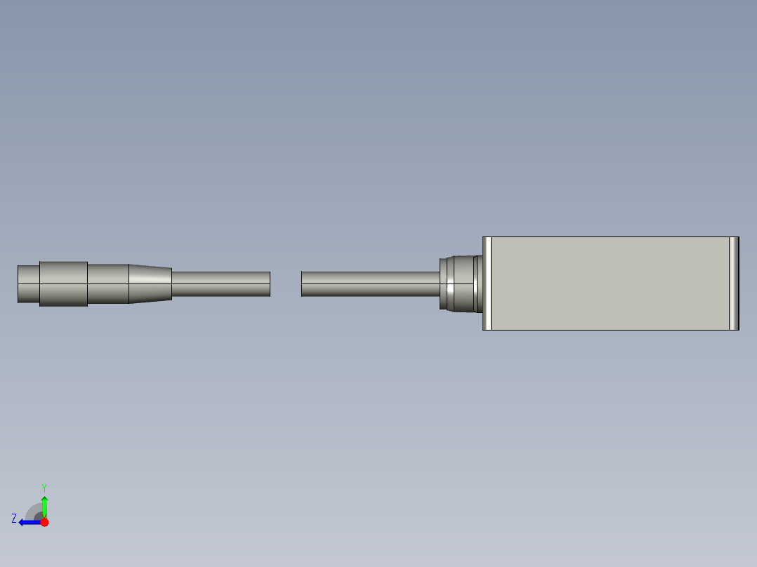 基恩士LK-G10_15__kc图纸模型右视图