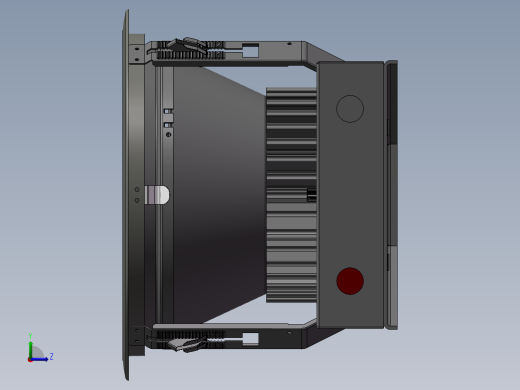 大功率筒灯SW模型左视缩略图
