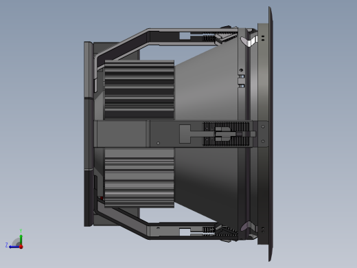 大功率筒灯SW模型右视缩略图