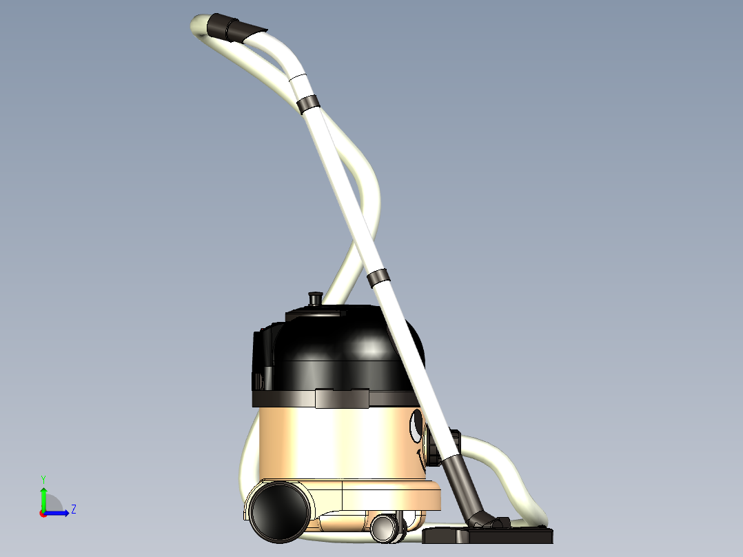 真空吸尘器左视图